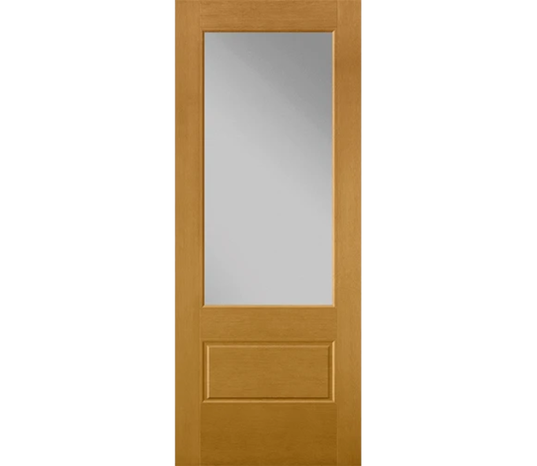 Madison 3 Quaters Light Fiberglass Entry Door