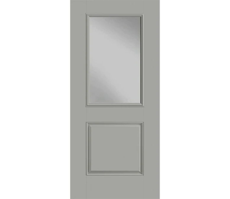 Madison Half Light 1 Panel Fiberglass Entry Door