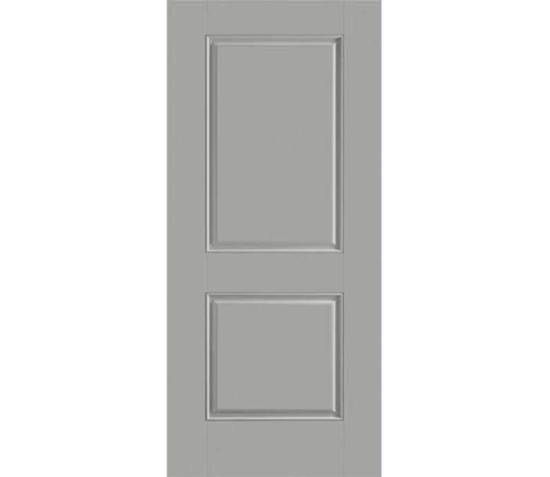 Madison Two Panel Square Fiberglass Entry Door